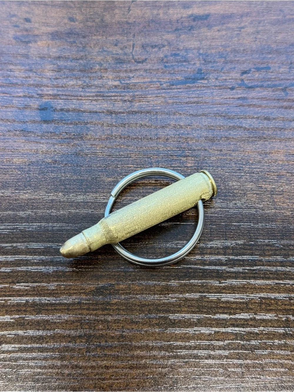 Brass Bullet Casing Keychain